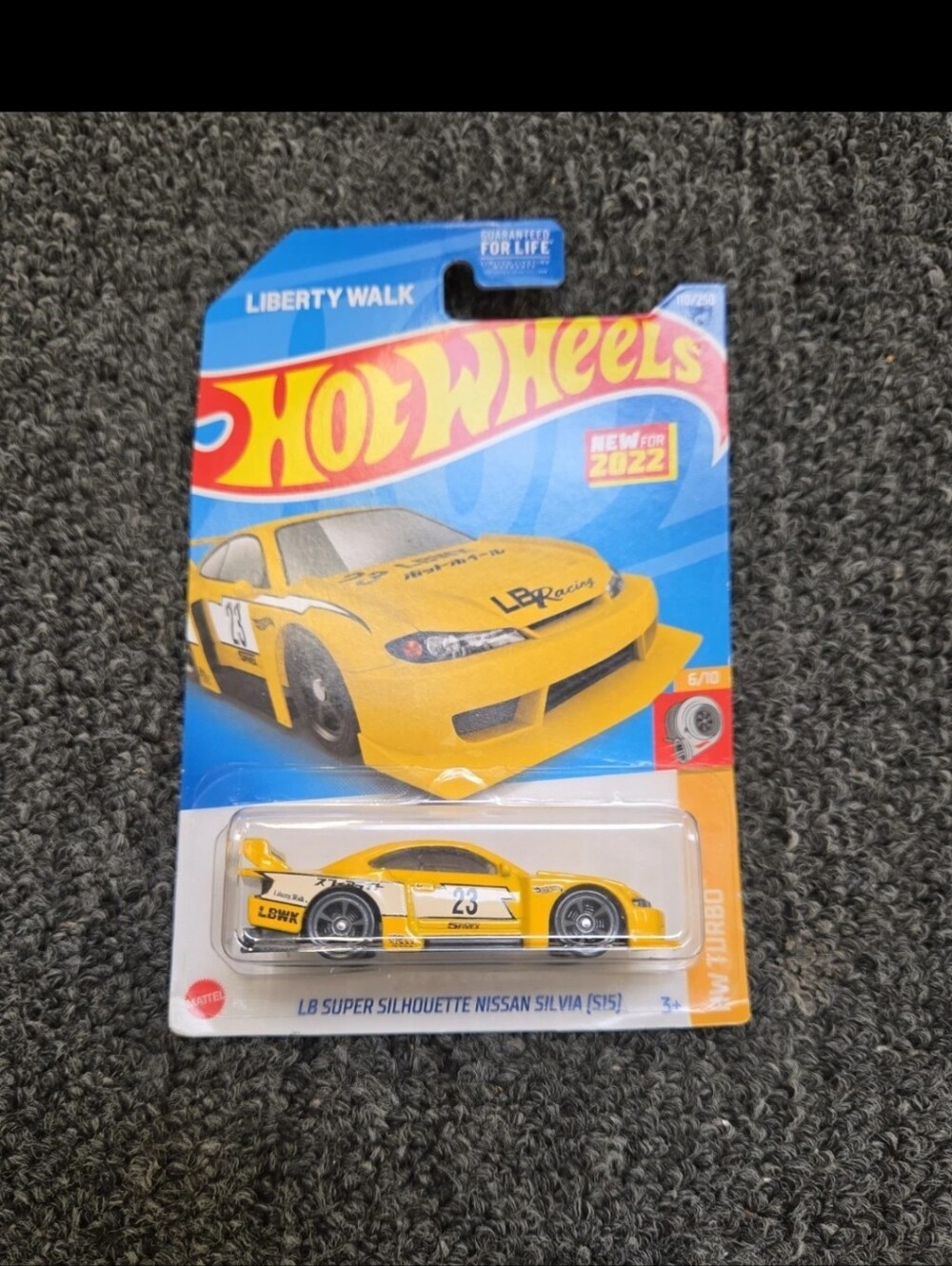 Hot Wheels Liberty Walk LB Super Silhouette Nissan Silvia Toy Car - Yellow